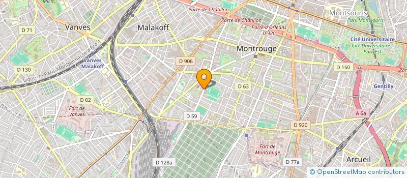 localisation de l'entreprise MONSIEUR SOFIANE DJEDDI  MONTROUGE