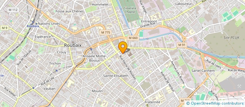 localisation de l'entreprise MONSIEUR SOFIANE DJEMA  ROUBAIX