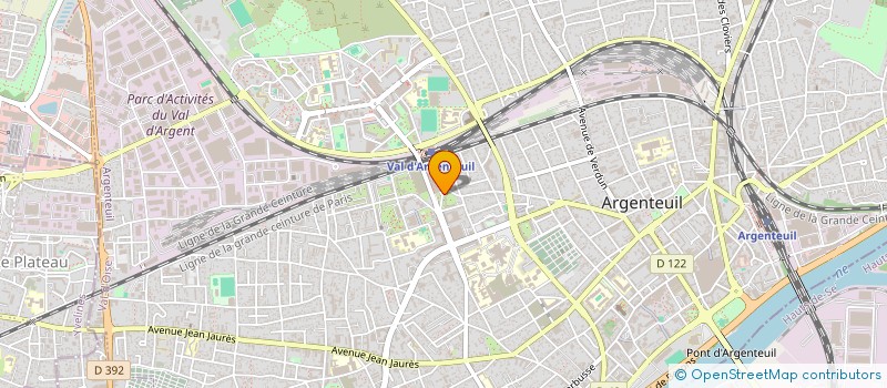 localisation de l'entreprise MONSIEUR SOFIANE DJERROUD  ARGENTEUIL