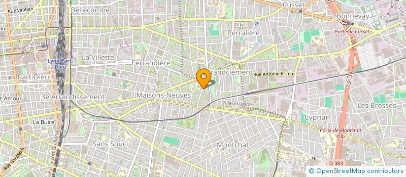 localisation de l'entreprise MONSIEUR SOFIANE DOUIB  VILLEURBANNE