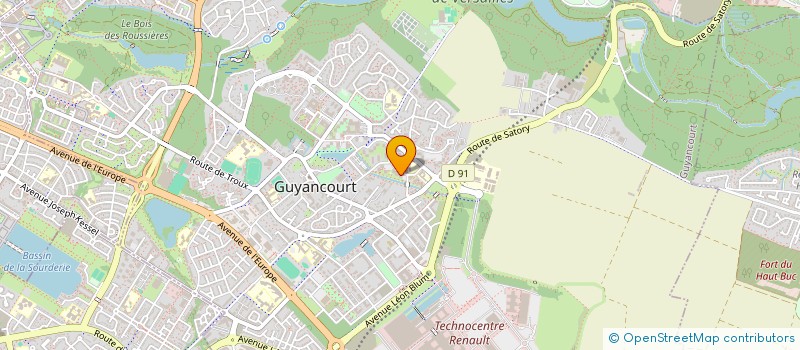 localisation de l'entreprise MONSIEUR SOFIANE DOUMANE  GUYANCOURT