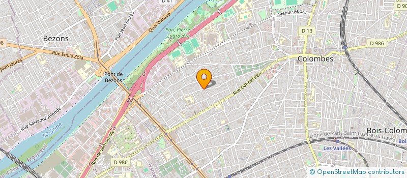 localisation de l'entreprise MONSIEUR SOFIANE DUBOIS LAMBERT à COLOMBES