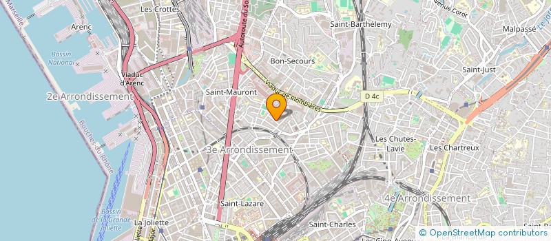 localisation de l'entreprise MONSIEUR SOFIANE DUPONT à MARSEILLE