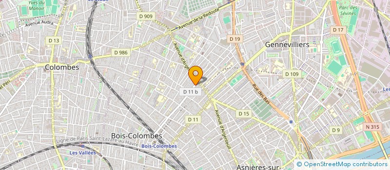 localisation de l'entreprise MONSIEUR SOFIANE EL ABED à BOIS-COLOMBES