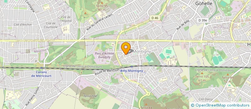 localisation de l'entreprise MONSIEUR SOFIANE EL ACHARI à BILLY-MONTIGNY