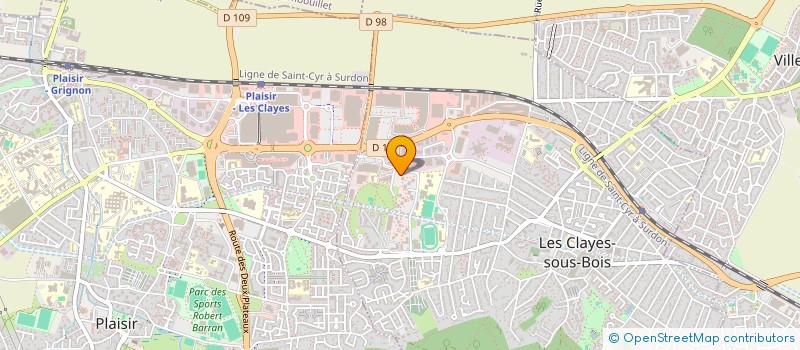 localisation de l'entreprise MONSIEUR SOFIANE EL GANDOUZI à LES CLAYES-SOUS-BOIS