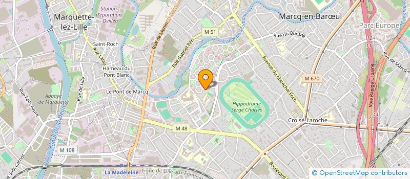 localisation de l'entreprise MONSIEUR SOFIANE EL GHALI à MARCQ-EN-BARŒUL