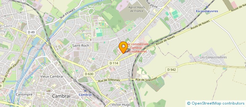 localisation de l'entreprise MONSIEUR SOFIANE EL GHAZALI  CAMBRAI