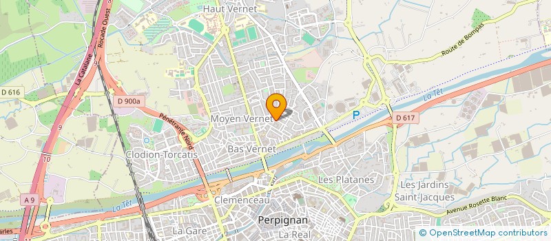 localisation de l'entreprise MONSIEUR SOFIANE EL HABYB  PERPIGNAN