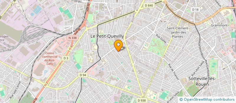 localisation de l'entreprise MONSIEUR SOFIANE EL KHATIR à LE PETIT-QUEVILLY