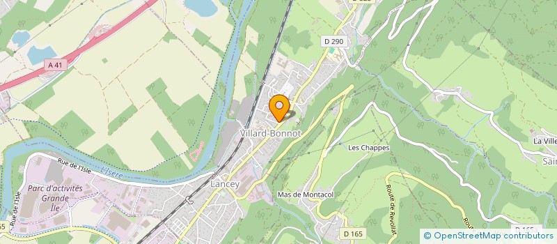 localisation de l'entreprise MONSIEUR SOFIANE EL MELLOULI  VILLARD-BONNOT