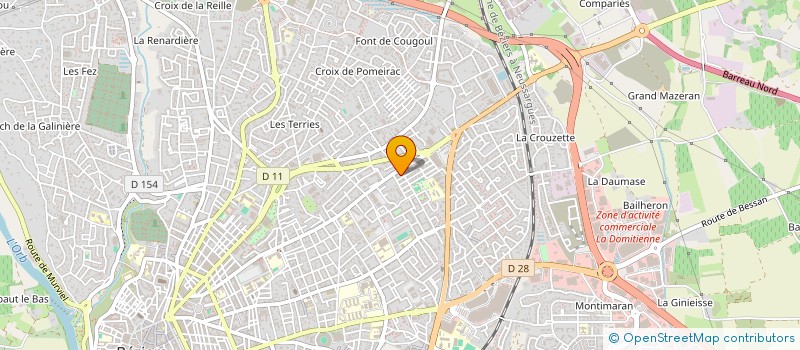 localisation de l'entreprise MONSIEUR SOFIANE ELARIAK à BEZIERS