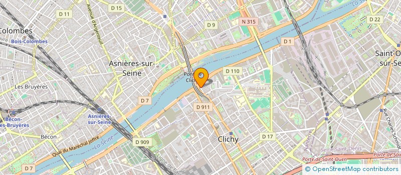localisation de l'entreprise MONSIEUR SOFIANE ELATTAR à CLICHY