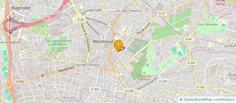 localisation de l'entreprise MONSIEUR SOFIANE ELMOUAFFAK à MONTREUIL