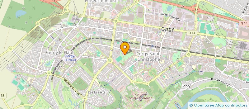 localisation de l'entreprise MONSIEUR SOFIANE ERRAOUI  CERGY