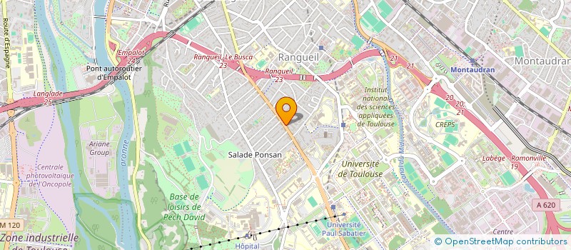 localisation de l'entreprise MONSIEUR SOFIANE FALIH  TOULOUSE