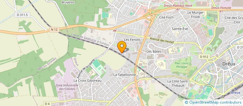 localisation de l'entreprise MONSIEUR SOFIANE FIRANE à DREUX