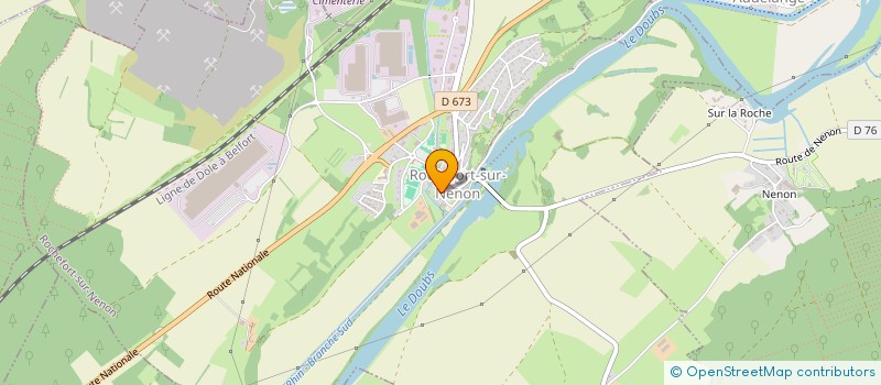 localisation de l'entreprise MONSIEUR SOFIANE FOUAGHLA  ROCHEFORT-SUR-NENON