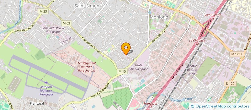 localisation de l'entreprise MONSIEUR SOFIANE FOULLANE à TOULOUSE