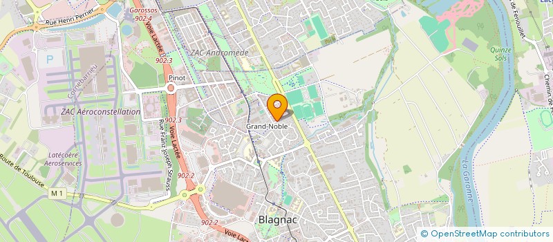 localisation de l'entreprise MONSIEUR SOFIANE GHANEM  BLAGNAC