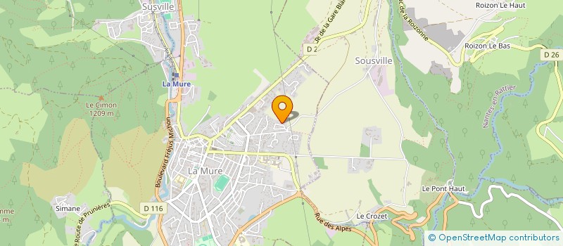 localisation de l'entreprise MONSIEUR SOFIANE GHANI  LA MURE