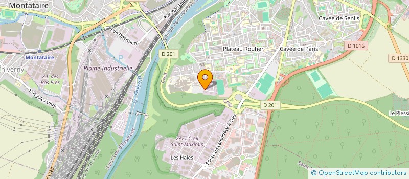 localisation de l'entreprise MONSIEUR SOFIANE GHANMI  CREIL