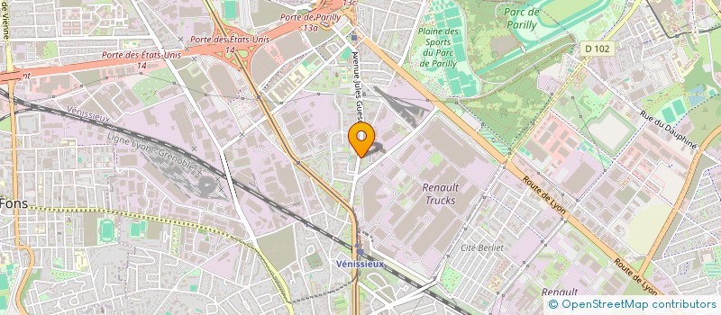 localisation de l'entreprise MONSIEUR SOFIANE GHENNAI  VENISSIEUX