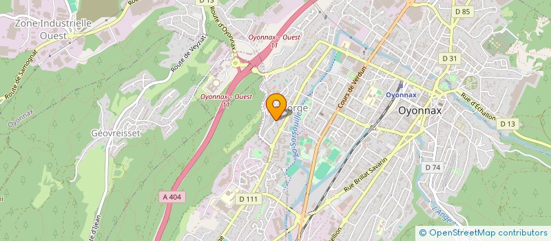 localisation de l'entreprise MONSIEUR SOFIANE GHEZALI  OYONNAX