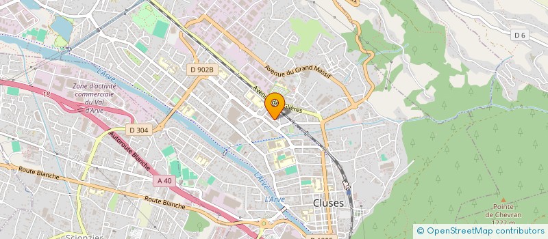 localisation de l'entreprise MONSIEUR SOFIANE GHOZZI  CLUSES