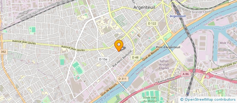 localisation de l'entreprise MONSIEUR SOFIANE GUERRAS à ARGENTEUIL