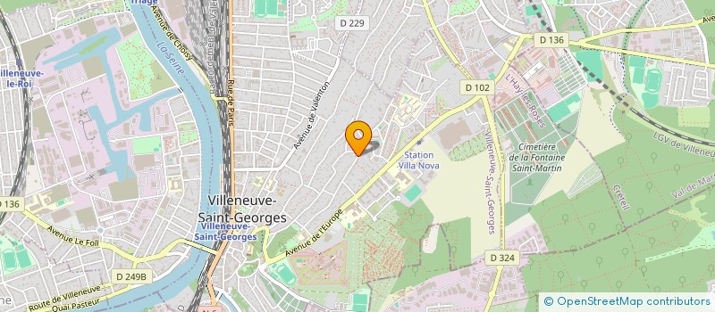 localisation de l'entreprise MONSIEUR SOFIANE GUETARI à VILLENEUVE ST GEORGES