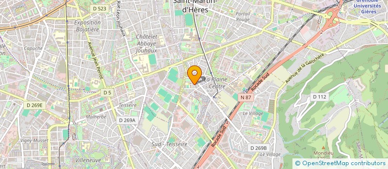 localisation de l'entreprise MONSIEUR SOFIANE HADDAR  SAINT-MARTIN-D'HERES