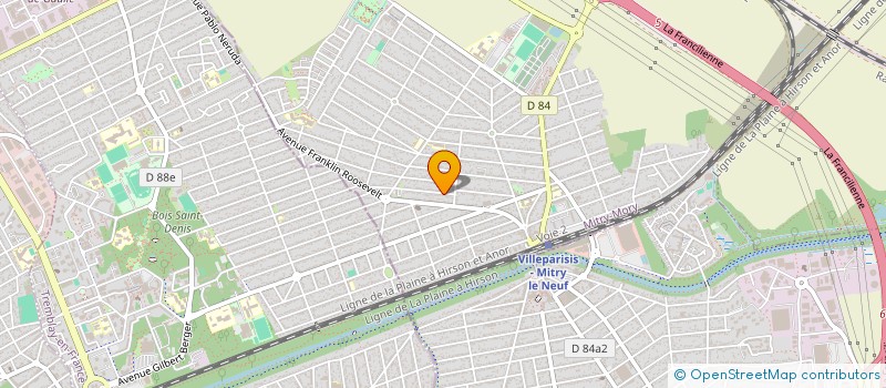 localisation de l'entreprise MONSIEUR SOFIANE HADJEMI  MITRY-MORY