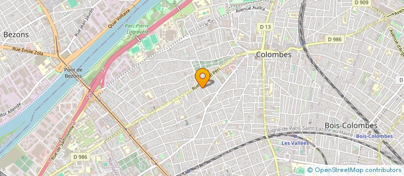 localisation de l'entreprise MONSIEUR SOFIANE HADJOUDJ à COLOMBES