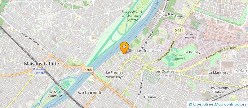 localisation de l'entreprise MONSIEUR SOFIANE HAFAYED  SARTROUVILLE