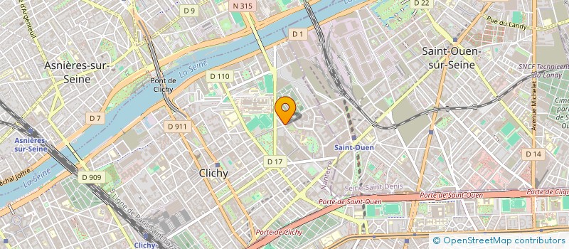 localisation de l'entreprise MONSIEUR SOFIANE HAMDANE  CLICHY