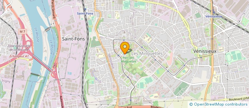 localisation de l'entreprise MONSIEUR SOFIANE HAMED  VENISSIEUX