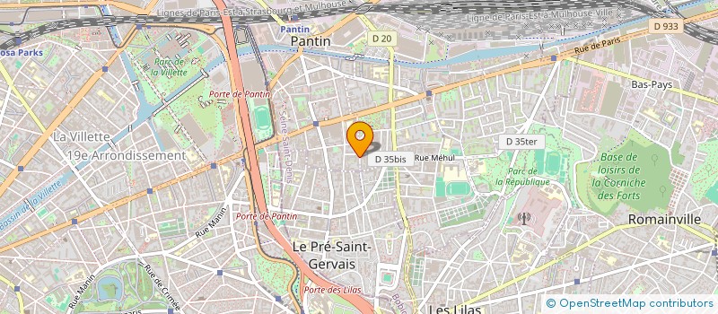 localisation de l'entreprise MONSIEUR SOFIANE HAMIDI à PANTIN