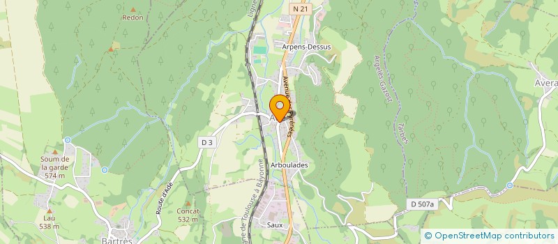 localisation de l'entreprise MONSIEUR SOFIANE HAMIS  BORDERES-SUR-L'ECHEZ