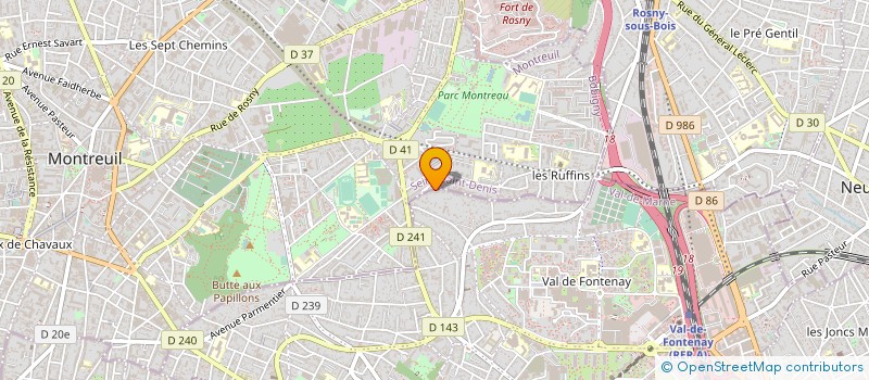localisation de l'entreprise MONSIEUR SOFIANE HAMMAD à MONTREUIL