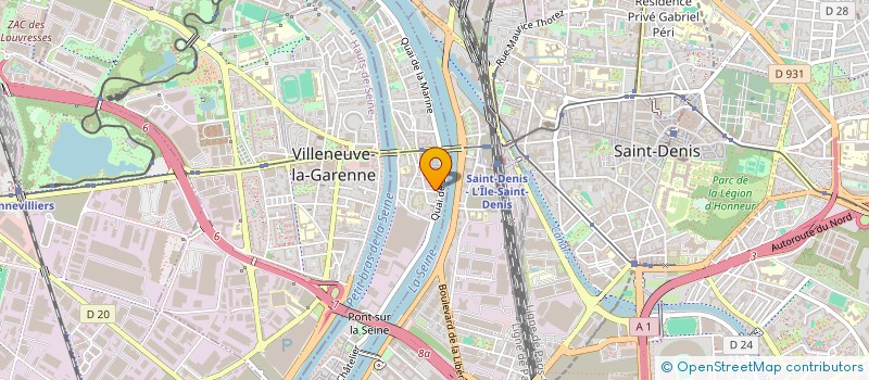 localisation de l'entreprise MONSIEUR SOFIANE HAMMANI  L'ILE-SAINT-DENIS