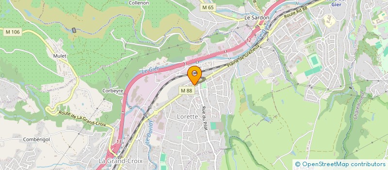 localisation de l'entreprise MONSIEUR SOFIANE HAMMOUCHE  SAINT-CHAMOND