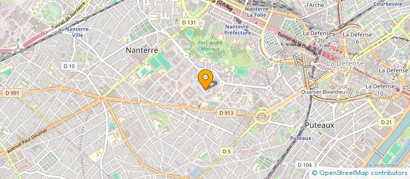 localisation de l'entreprise MONSIEUR SOFIANE HAMOUDI  NANTERRE