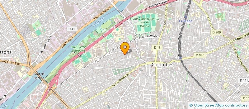 localisation de l'entreprise MONSIEUR SOFIANE HASSANI à COLOMBES