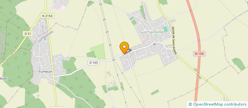 localisation de l'entreprise MONSIEUR SOFIANE HATEM  GUICHAINVILLE