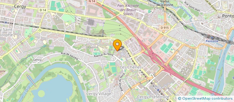 localisation de l'entreprise MONSIEUR SOFIANE HELLALI  CERGY