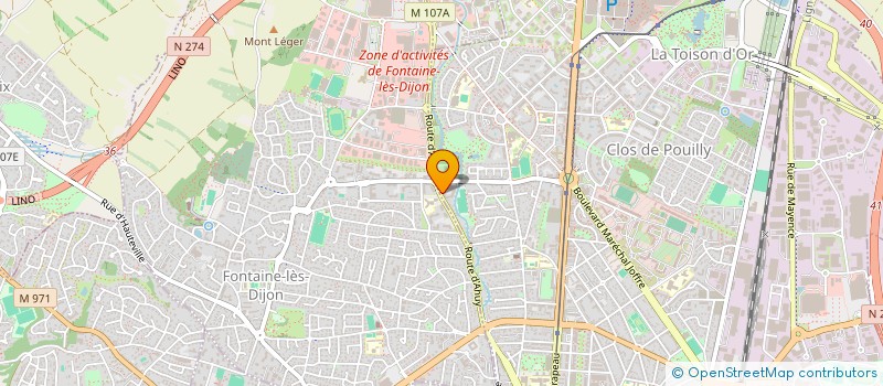 localisation de l'entreprise MONSIEUR SOFIANE HEMAIRIA  DIJON