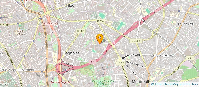 localisation de l'entreprise MONSIEUR SOFIANE HOCINI à BAGNOLET