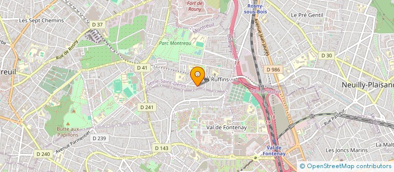 localisation de l'entreprise MONSIEUR SOFIANE HOSNI à MONTREUIL