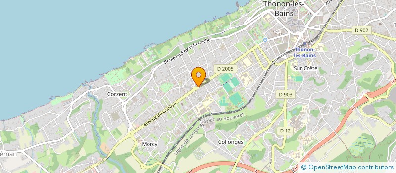 localisation de l'entreprise MONSIEUR SOFIANE HOUACHEM à THONON-LES-BAINS